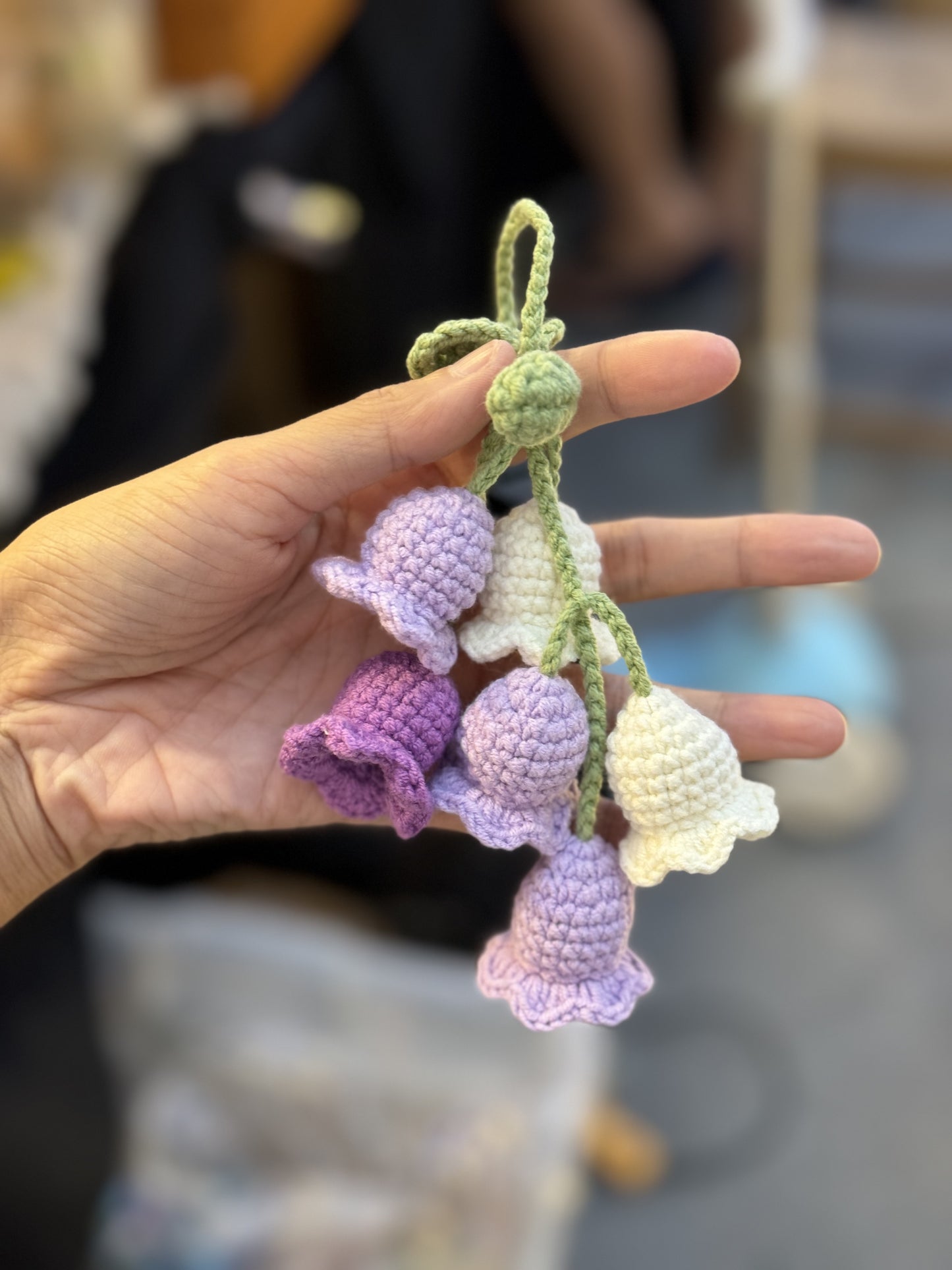 Handmade Crochet Bell - shaped Ornament Set