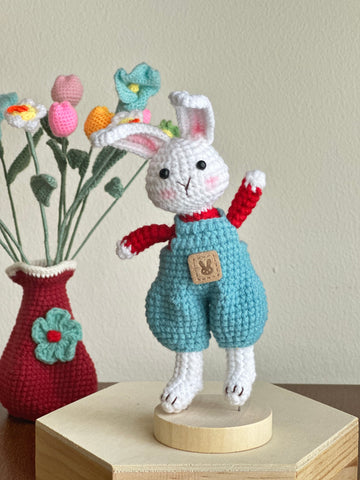 Crochet Doll rabbit, mouse and tiger