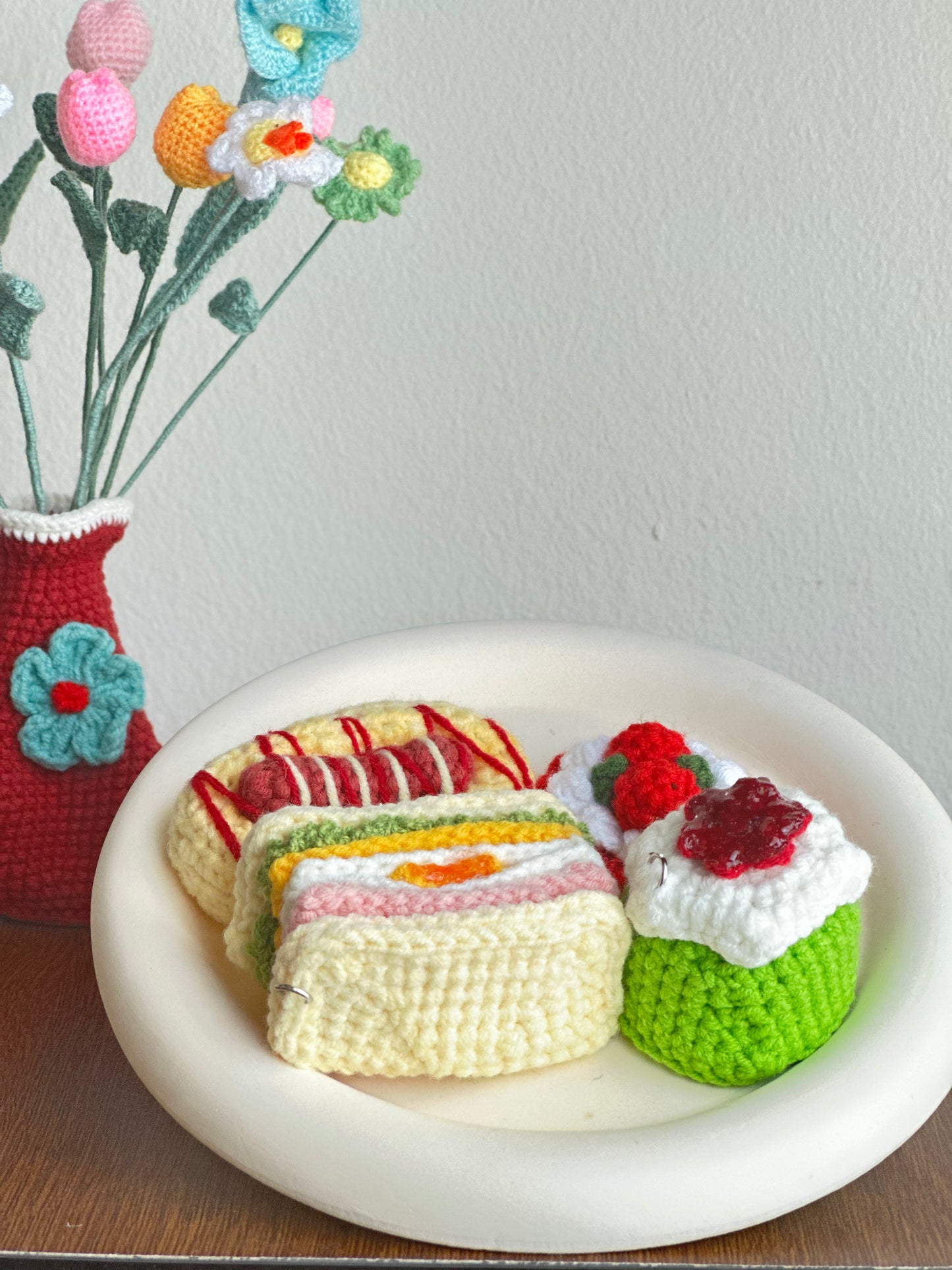 Handmade Crochet Dessert Set