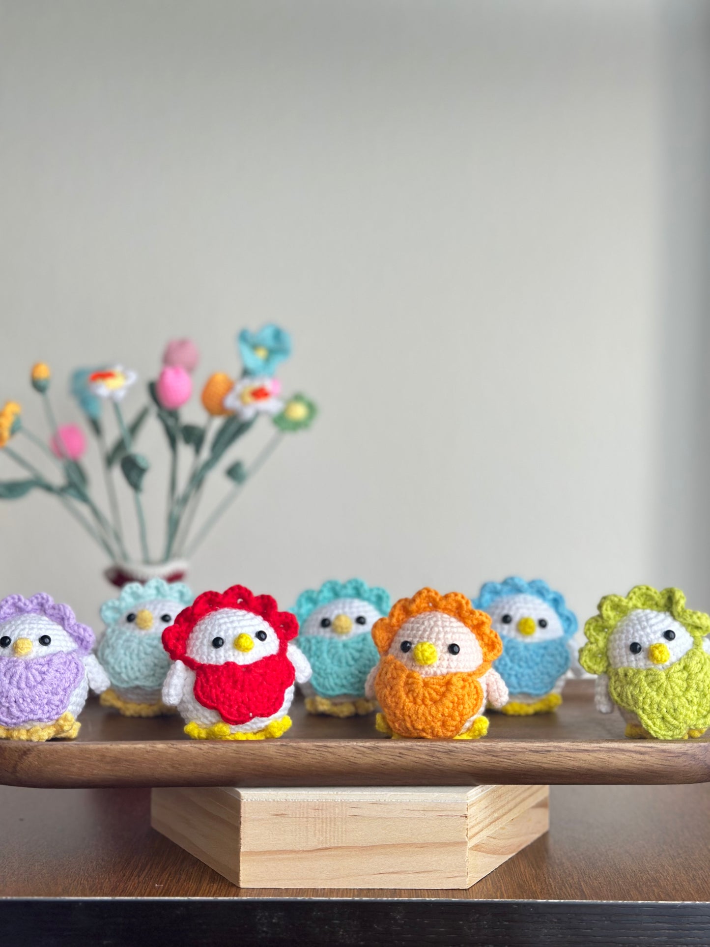 Handcrafted Crochet Chicken Collection