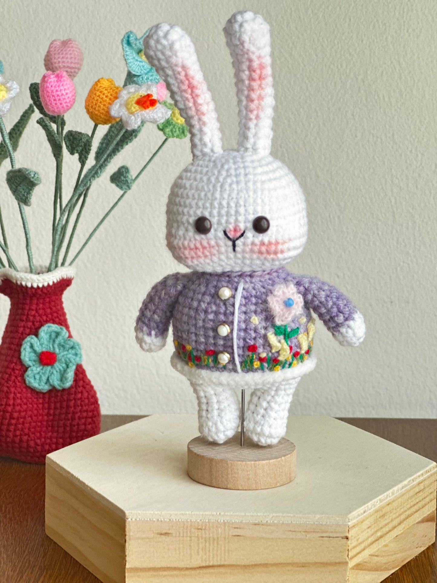 Adorable Crochet Bunny Duo