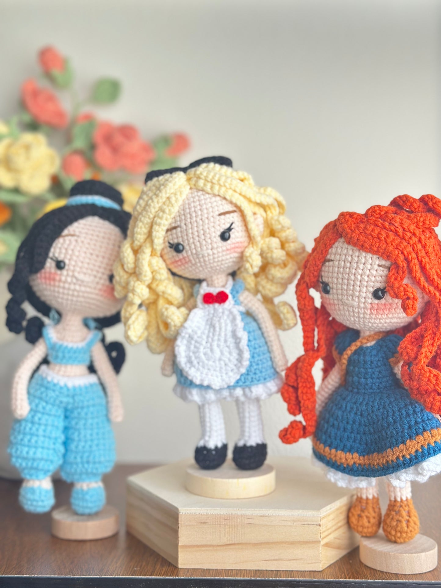 Handmade Crochet Disney Princess Collection