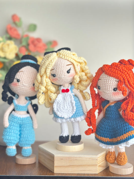 Handmade Crochet Disney Princess Collection