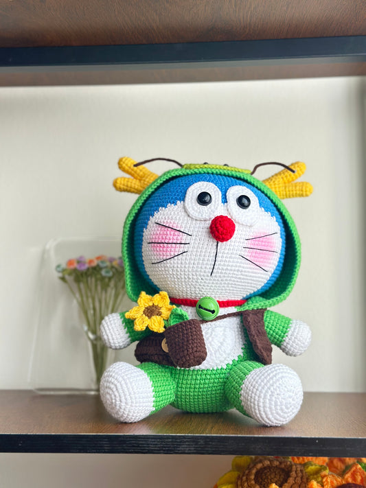 Crochet Doraemon plushies