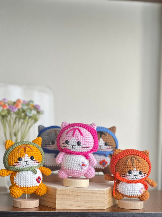 Handmade Crochet Cute Cat Collection