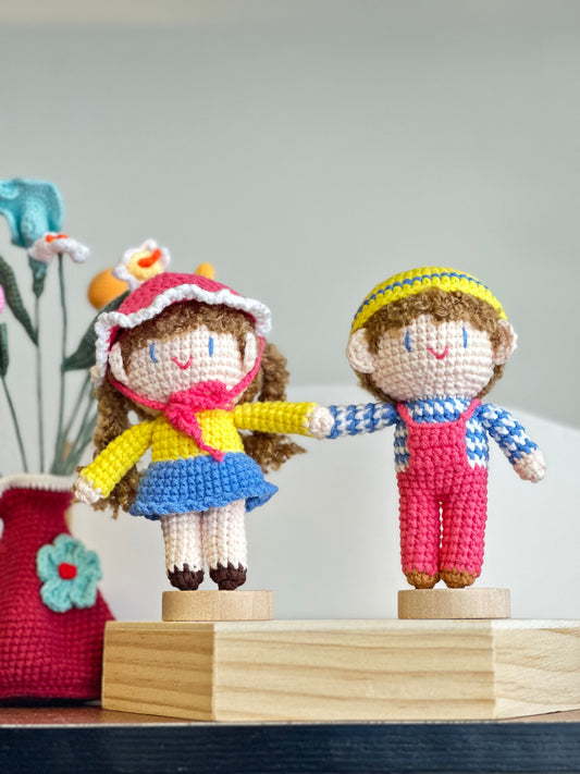 Crochet Couple - Boy and Girl