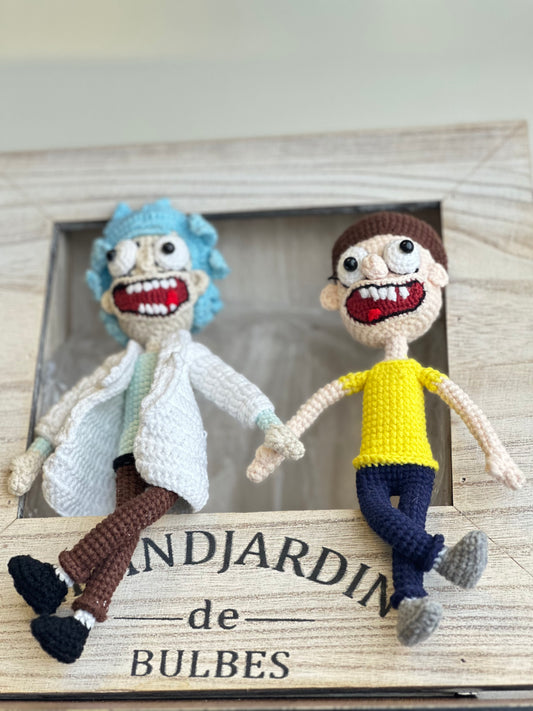 Rick and Morty Crochet Set